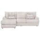 Moore Furniture Nash Reversible Sofa with Chaise in Tidal Sand, , large