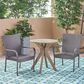 Noble House Sanders 3-Piece Patio Bistro Set in Gray, , large