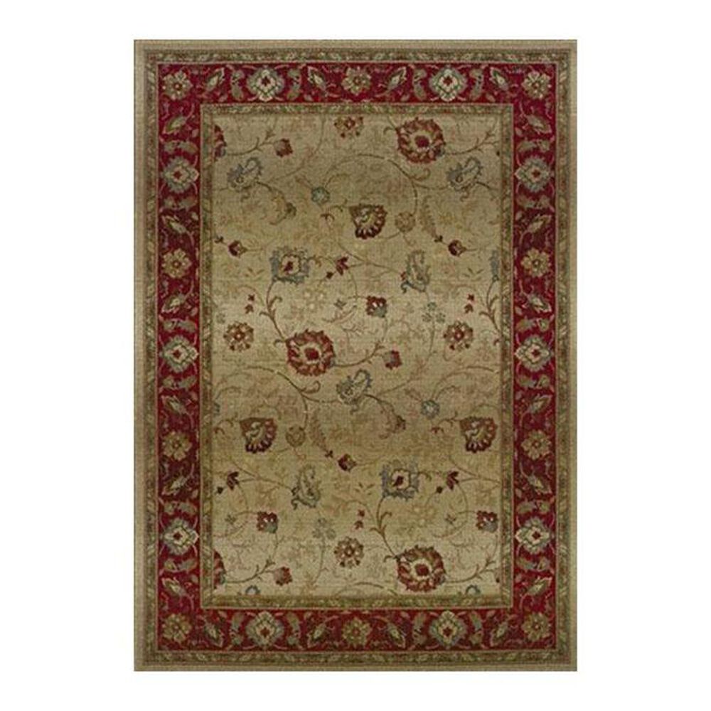 Oriental Weavers Genesis 521J 6'7" x 9'1" Tan Area Rug, , large