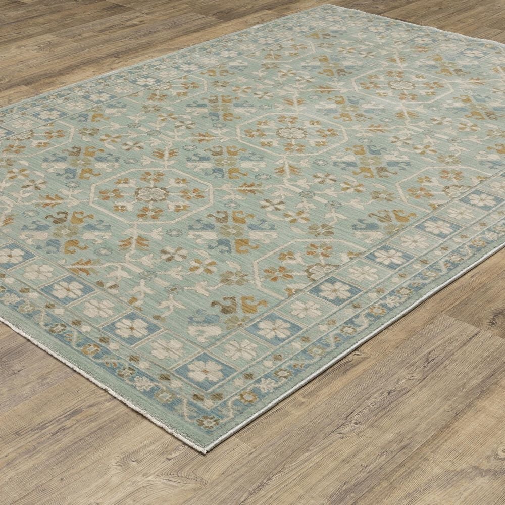 Oriental Weavers Maeve Blue and Grey 5&#39;3&quot; x 7&#39;6&quot; Area Rug, , large