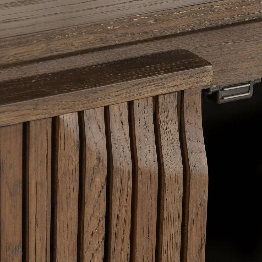Classic Home Roya 4-Door Cabinet in Toasted Brown, , large