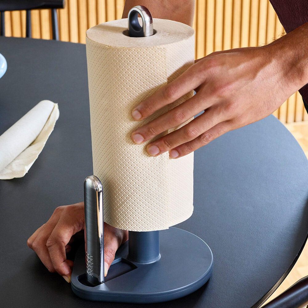 Joseph Joseph Hold Kitchen Roll Holder in Grey, , large