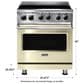 Viking Range 30" Induction Range with 4 Elements in Vanilla Cream, , large