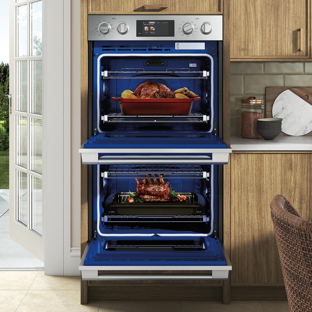 Signature Kitchen Suite 30&quot; Double Wall Oven with Steam-Combination in Stainless Steel, , large