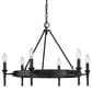 Golden Lighting Edinburgh 6-Light Chandelier in Matte Black, , large