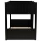 Linden Boulevard Dalton Low Profile Twin Bunk Bed in Black, , large
