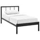 Modway Gwen Twin Platform Bed Frame in Brown, , large