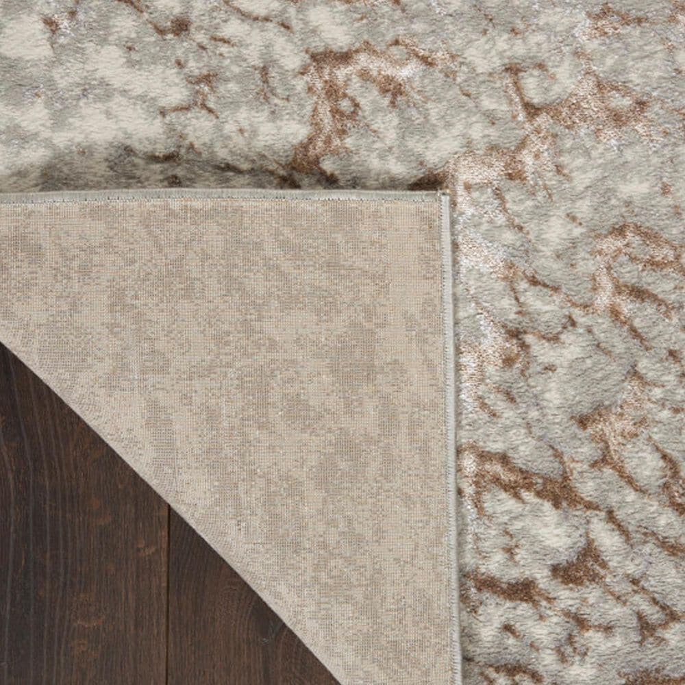 Nourison Metallic 9&#39; x 12&#39; Grey Mocha Area Rug, , large