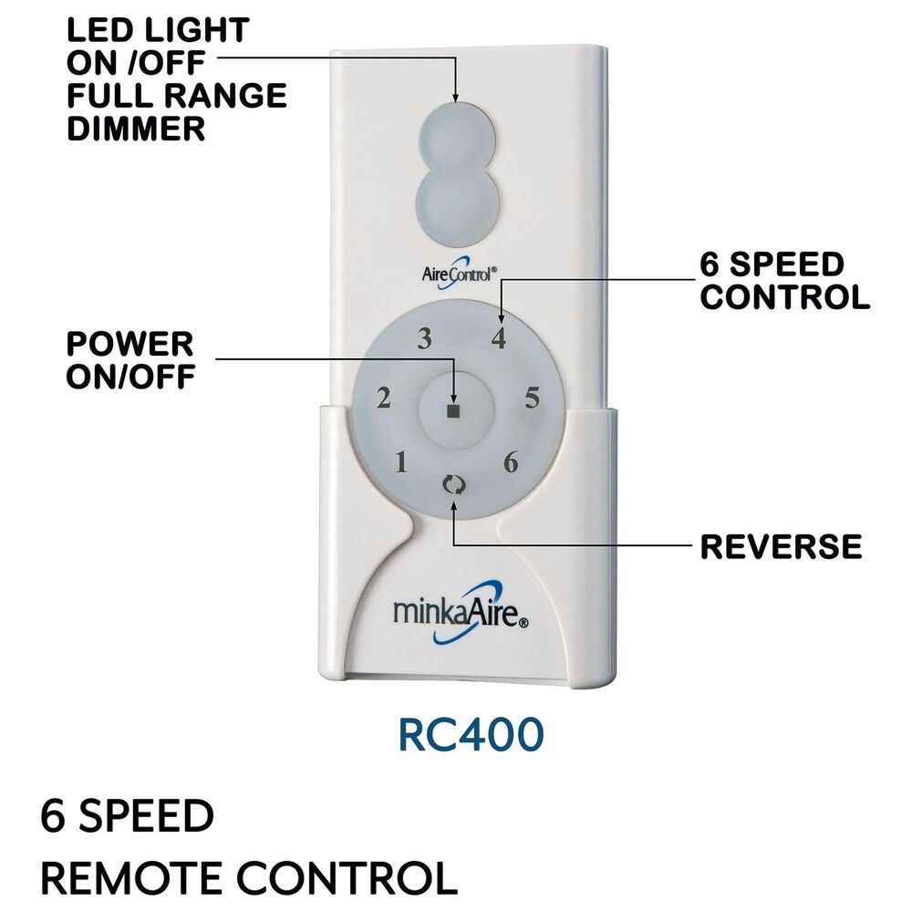 Minka-Aire Simple 52" Indoor/Outdoor Ceiling Fan with LED Light in Flat White, , large