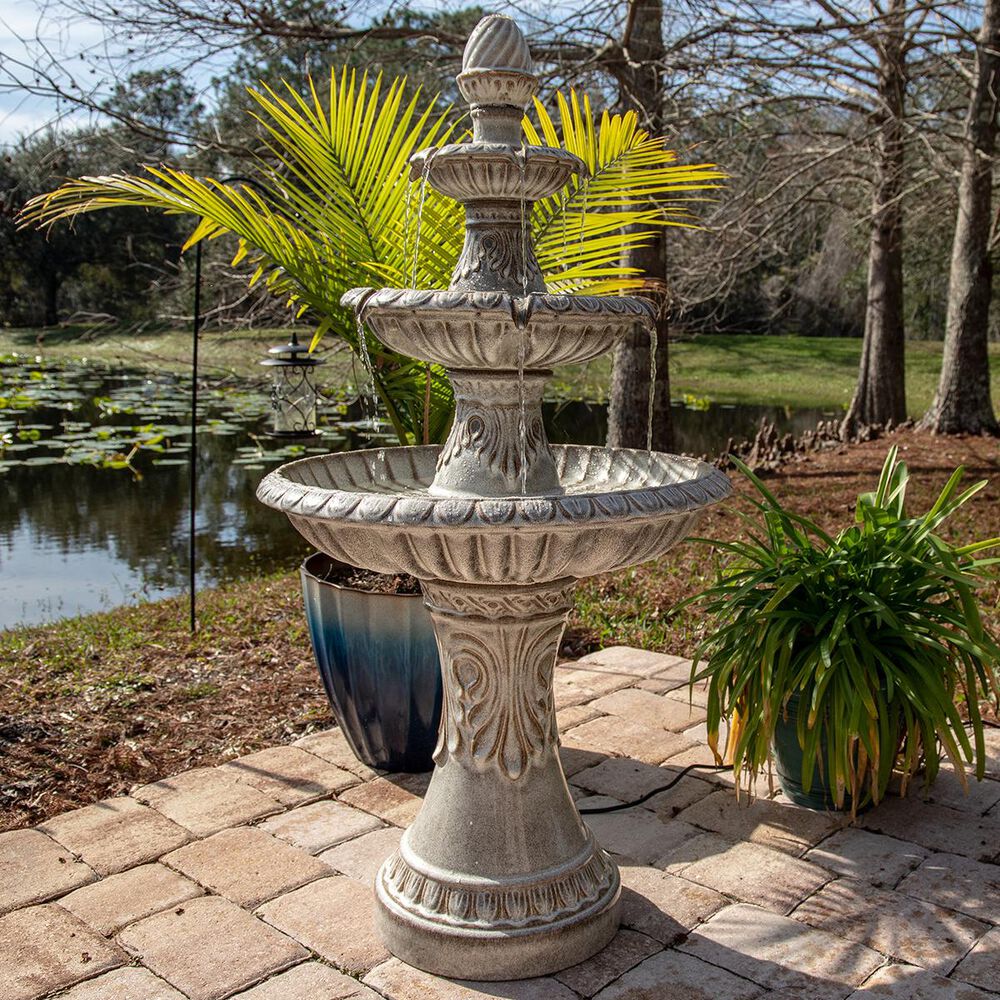 Kenroy Kiera Outdoor Fountain in Ivory, , large