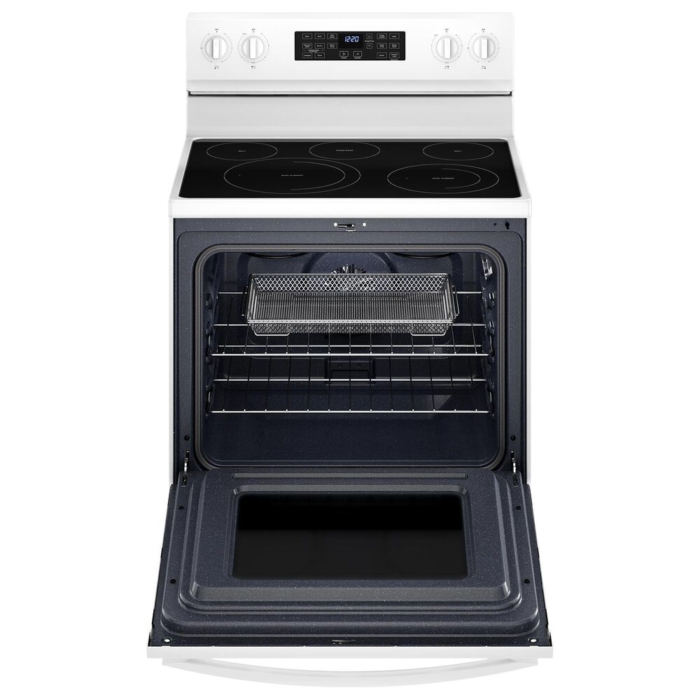 Whirlpool 5.3 Cu. Ft. Electric Range 5-in-1 Air Fry Oven in White, , large