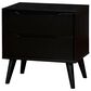 Furniture of America Lennart 2-Drawer Night Stand in Black, , large