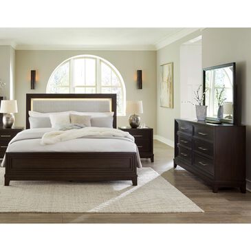 Ashley Neymorton 4-Piece Queen Bedroom Set in Dark Grayish Brown, , large