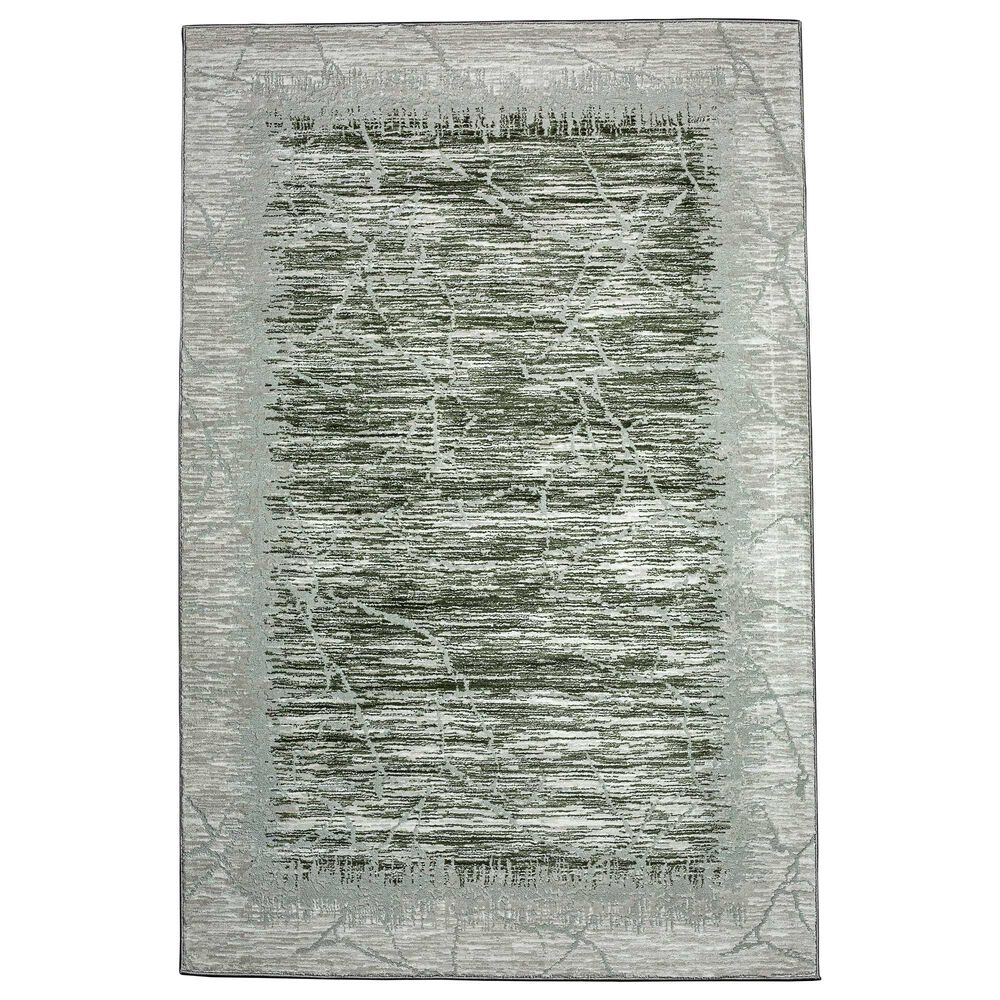 Radici USA Davide Abstract 7"10" x 10"6" Green Area Rug, , large