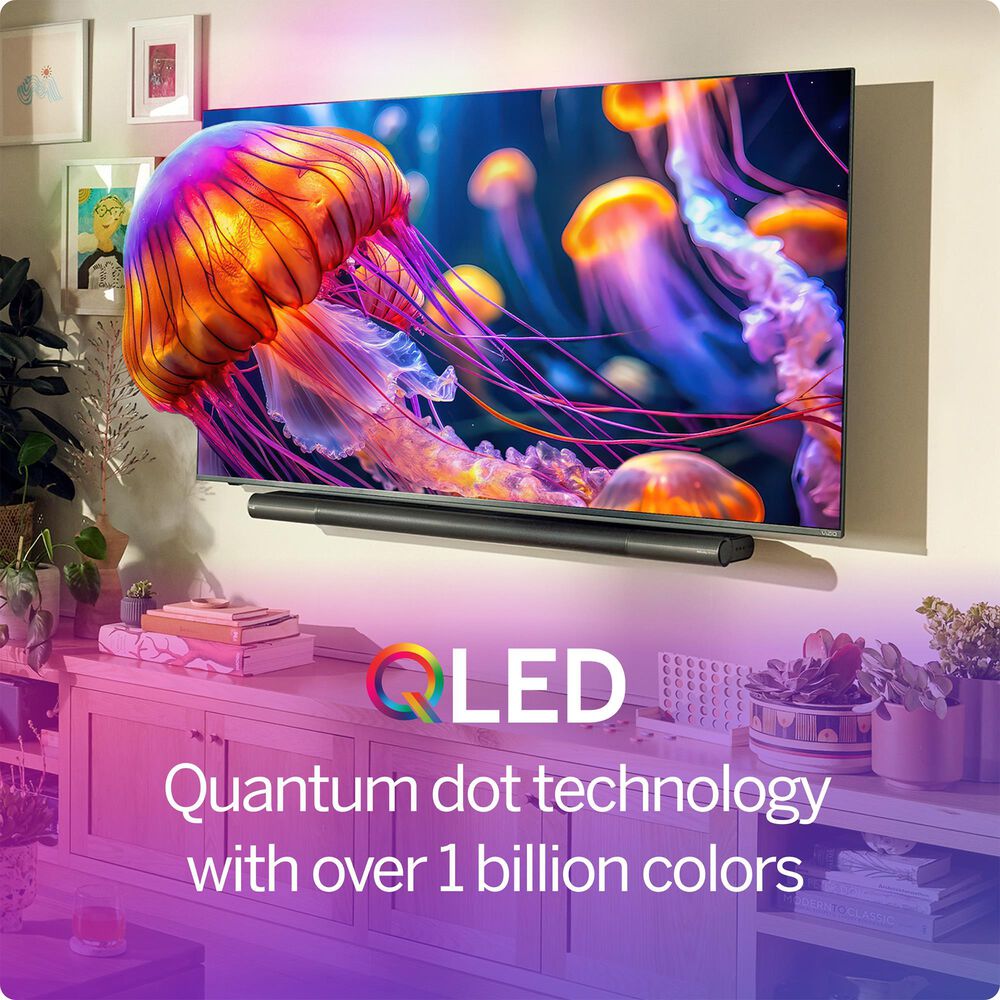 VIZIO 50&quot; Class Quantum 4K QLED Ultra HD with HDR in Black - Smart TV, , large