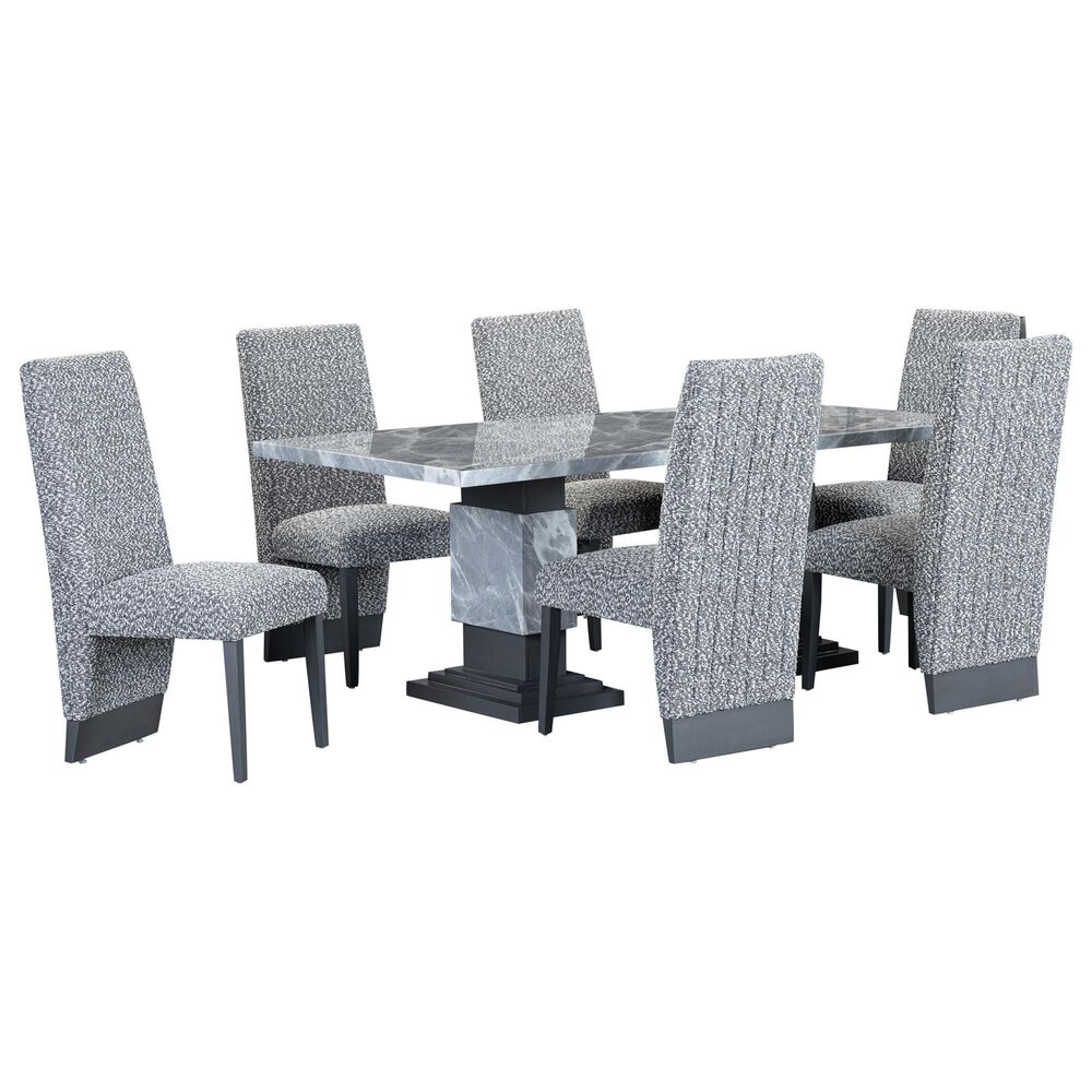 Global Furniture USA Contemporary Polyester Dining Chair in Tantum-Taupe, , large