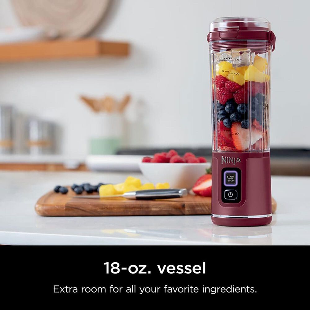 Ninja Blast 1-Speed Portable Hand Blender in Cranberry, , large