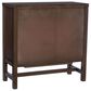 Linon Home Decor Malcolm 2-Door Accent Cabinet in Brown, , large