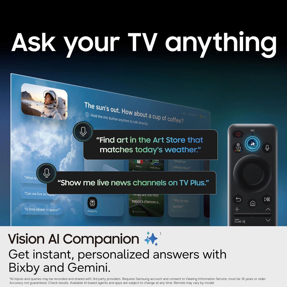 Samsung 77" Class S90H OLED 4K UHD Vision AI in Black - Smart TV, , large