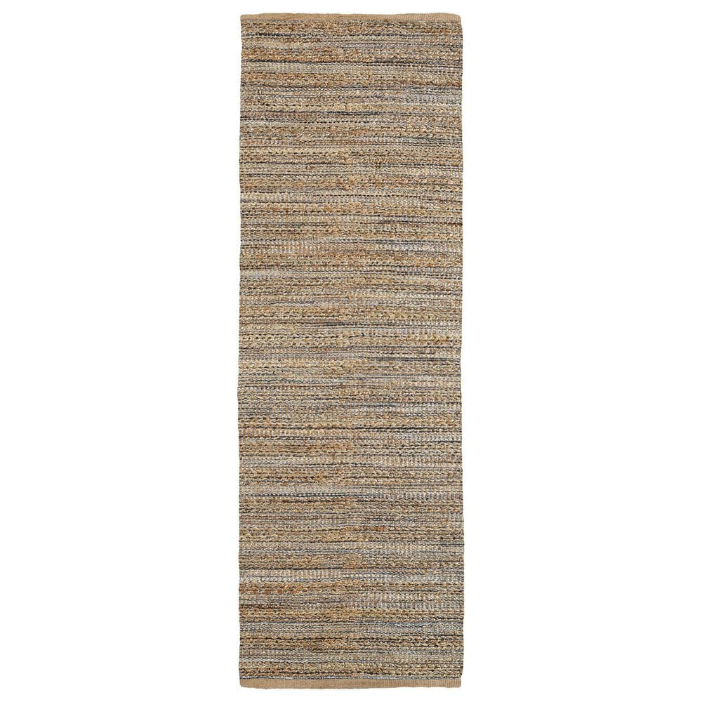 L&R Resources Natural Fiber 03338 2"6" x 7"9" Navy Runner, , large