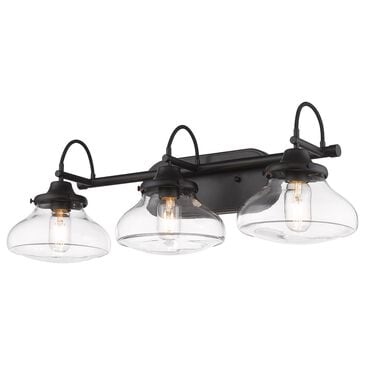 Golden Lighting Nash 3-Light Bath Vanity in Matte Black, , large