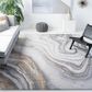 Safavieh Orchard  ORC637  8" x 10" Grey and Gold Area Rug, , large