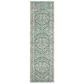 Safavieh Evoke EVK242C 2"2" x 11" Ivory and Light Blue Runner, , large