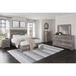 Ashley Ralinksi Queen Panel Bed in Gray, , large