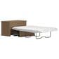 Richlands Furniture Soren Wood Twin 2 Door Desk Dream Console with Mattress and Cover in Light Oak, , large