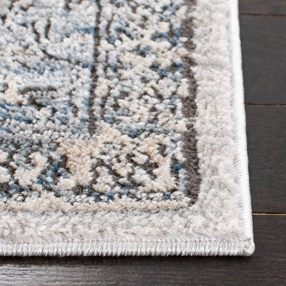 Safavieh Oregon 6&#39;7&quot; x 9&#39; Light Blue and Ivory Area Rug, , large