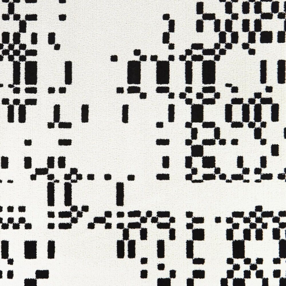 Balta Rugs Glitch 5&#39;3&quot; x 7&#39; White Area Rug, , large