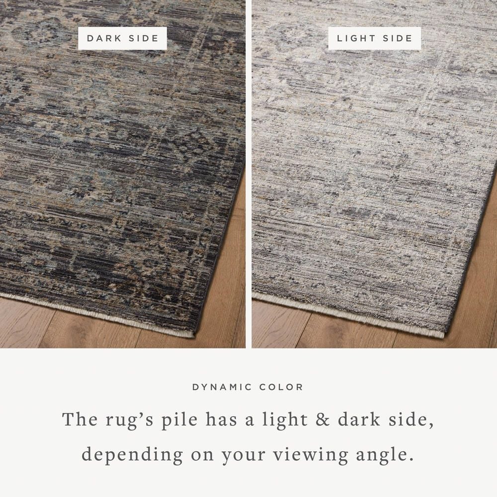 Loloi Katherine 7&#39;10&quot; x 10&#39; Graphite and Jade Area Rug, , large