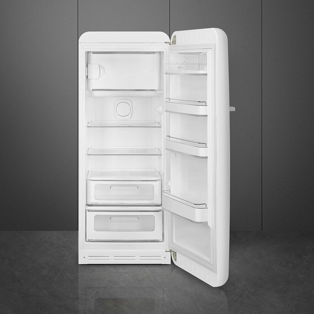SMEG 9.53 Cu. Ft. Freestanding Compact Refrigerator with Right Handle in Matte White, , large