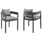 Blue River Menorca Outdoor Dining Chair in Dark Grey (Set of 2), , large