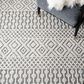 Safavieh Natura NAT852Z 4" x 6" Ivory and Black Area Rug, , large