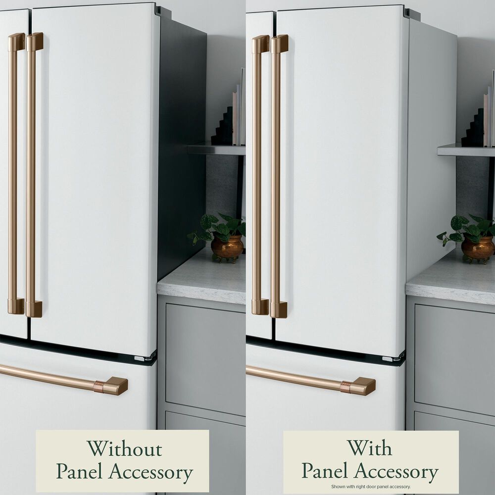 Cafe Counter Depth Side Panel Left in Matte White, , large