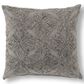 K & K Interiors 20" Square Throw Pillow in Gray, , large