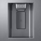 Samsung 26.7 Cu. Ft. Large Capacity Side by Side Refrigerator with Touch Screen Family Hub in Stainless Steel, , large