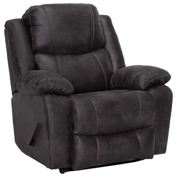 Moore Furniture Caesar Manual Oversized Rocker Recliner in Westview Slate, , large