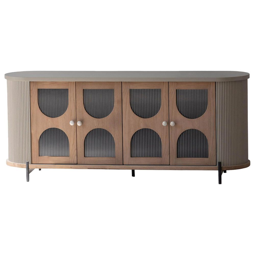 37B Colosseo Sideboard in Natural, Grey, Dark Blue and Black, , large