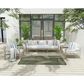 Nourison Garden Oasis GOA02 Green and Ivory 4" x 6" Indoor/Outdoor Area Rug, , large