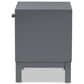 Baxton Studio Deirdre 1-Drawer Nightstand in Grey, , large