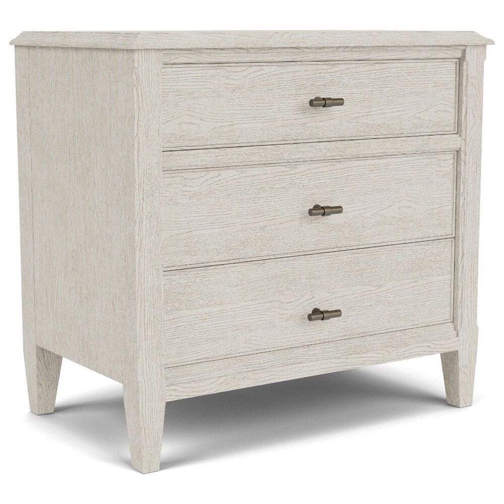 Riverside Furniture Carmella 4 Piece King Platform Panel Bedroom Set in Pebble Oak, , large