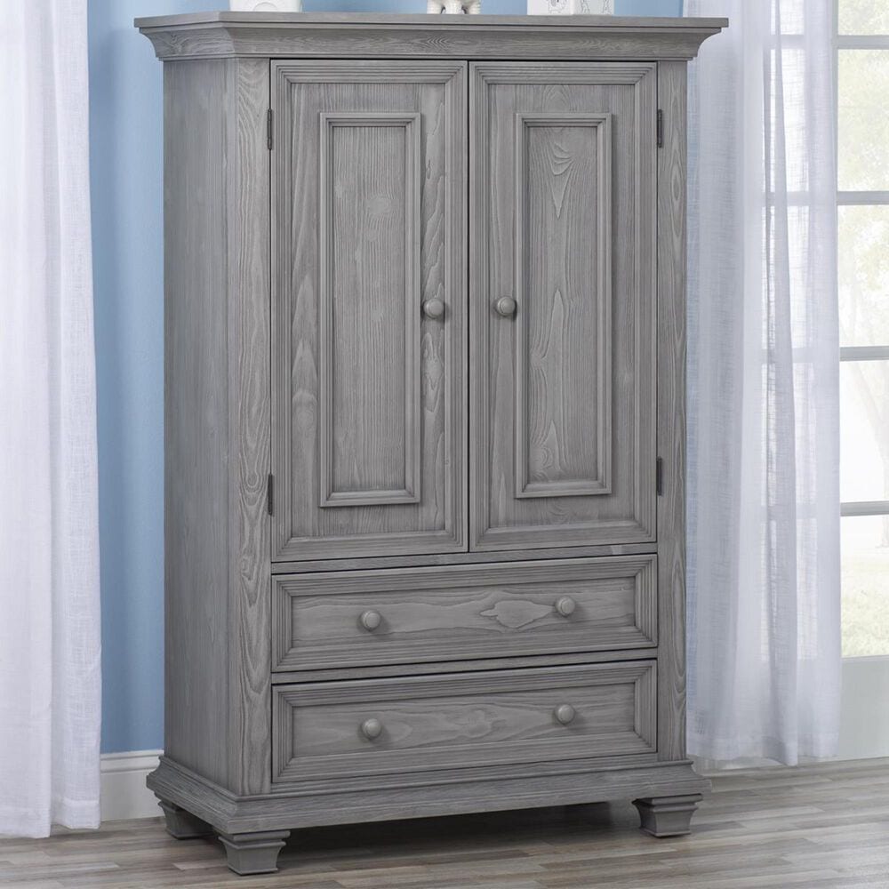 Oxford Baby Westport Armoire in Dusk Gray, , large