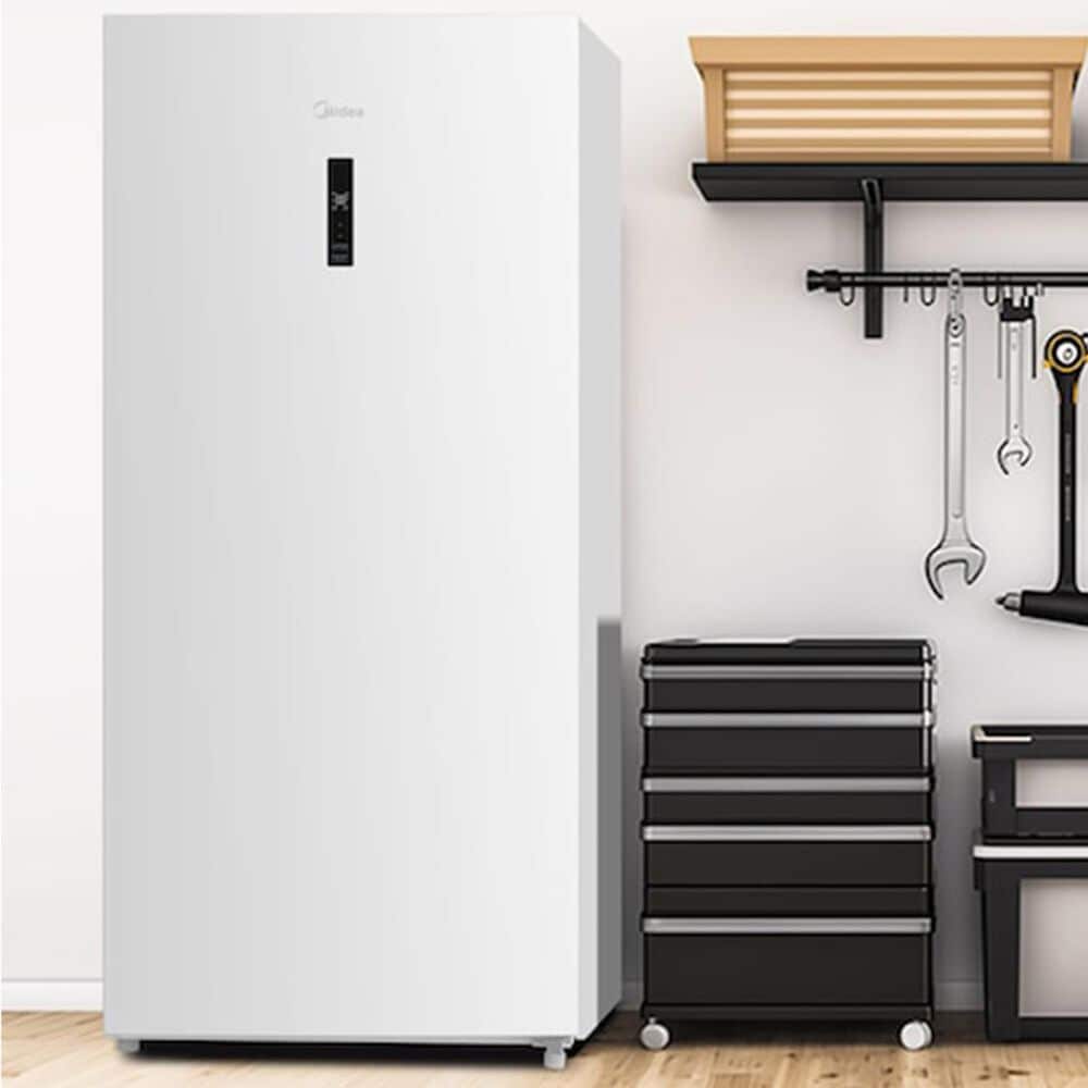 Midea 13.8 Cu. Ft. Convertible Upright Freezer in White, , large