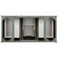 James Martin Vanities Chicago 48" Single Bathroom Vanity in Smokey Celadon with 3 cm Victorian Silver Quartz Top and Rectangular Sink, , large