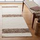 Safavieh Natura NAT321A NAT321A 2"3" x 8" Ivory and Brown Runner, , large