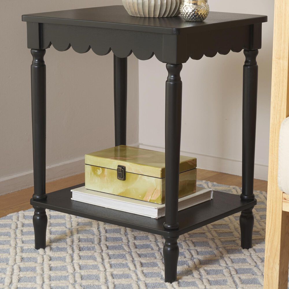 Safavieh Haven End Table in Matte Black, , large