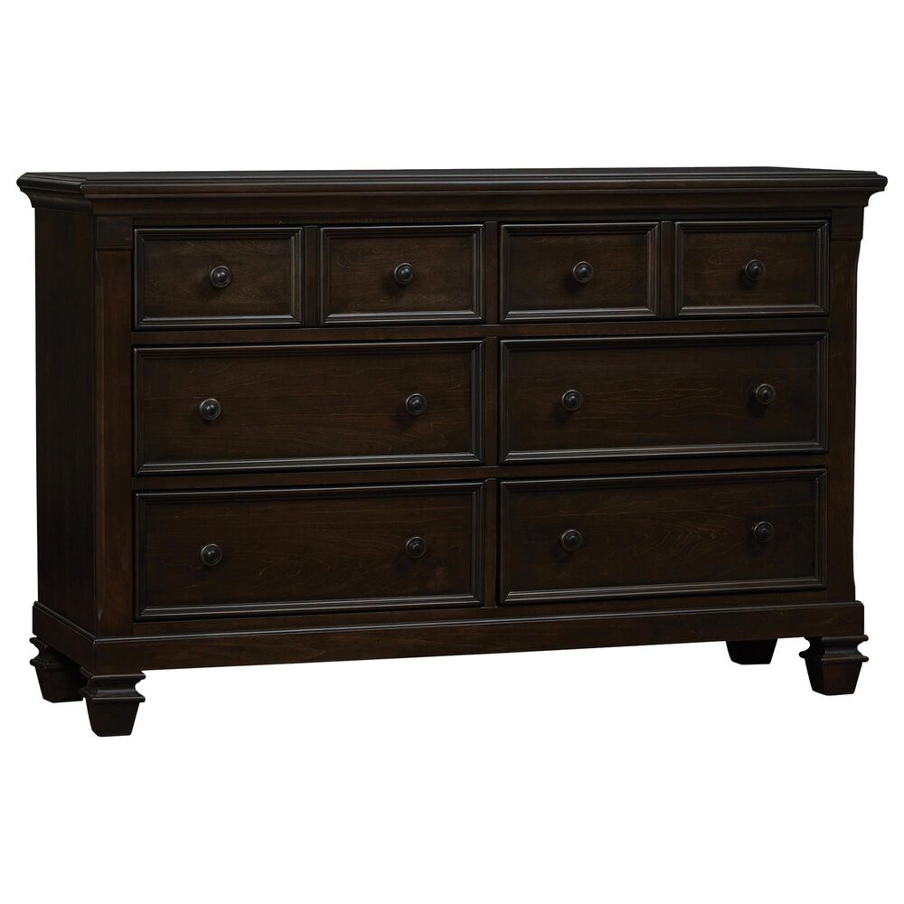 Baby Cache Glendale 6-Drawer Dresser in Charcoal Brown, , large