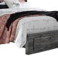Ashley Baystorm King Panel Bed with 2 Storage Drawers in Gray, , large